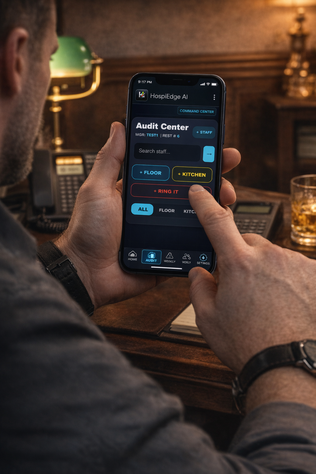 Team logging an incident with photo evidence in the Operations OS